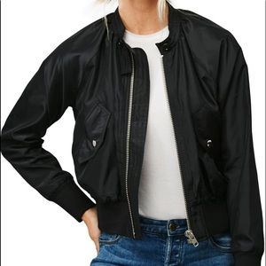 Free People Midnight Bomber Jacket